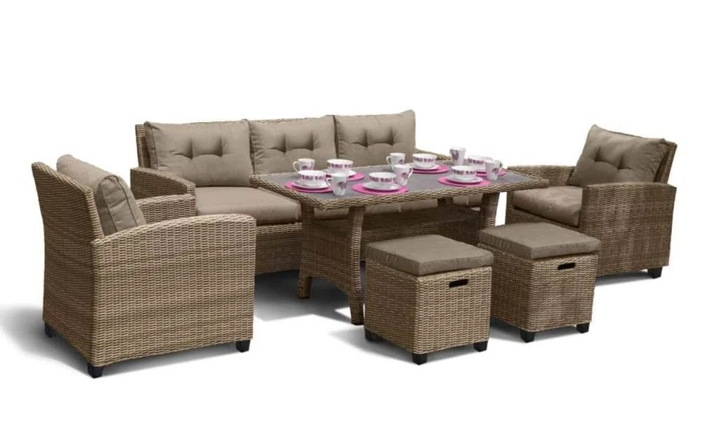 Комплект плетеной мебели AFM-310B Beige/Grey