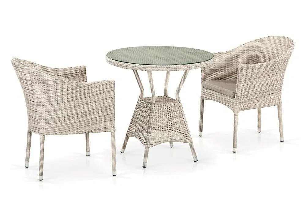 Комплект плетеной мебели T705ANT/Y350-W85 2Pcs Latte