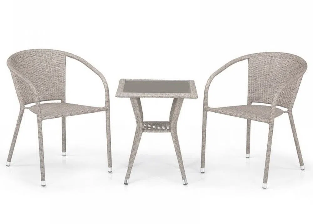 Комплект плетеной мебели T25C/Y137C-W85 Latte (2+1)