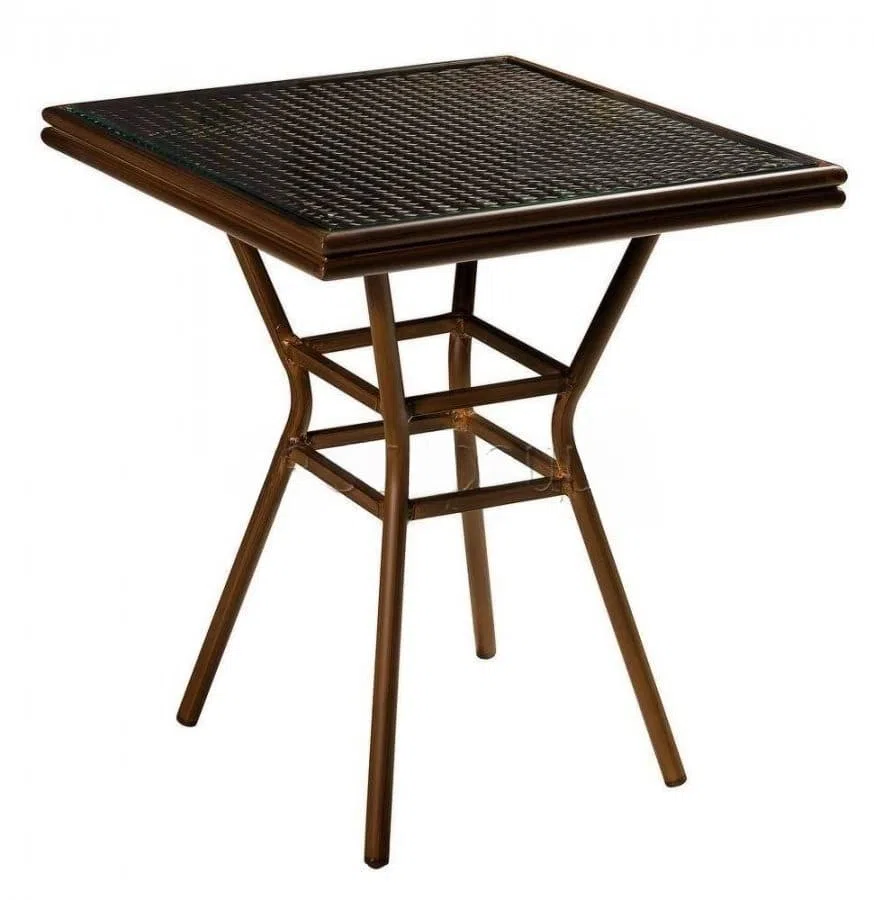 Стол Патонг Glass Rattan 1