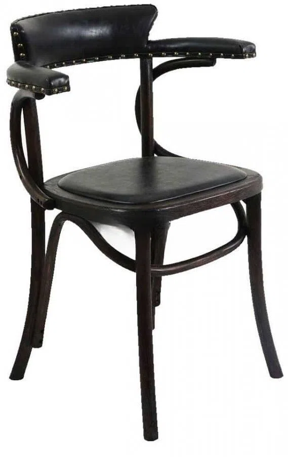 Стул с подлокотниками Bent Leather