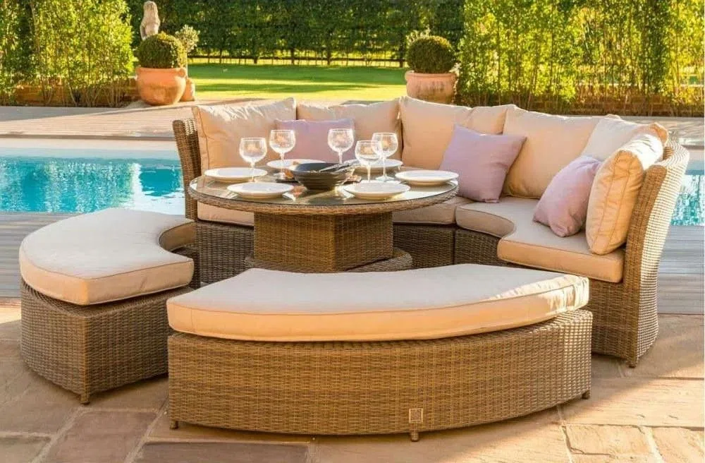 Диван-трансформер со столом AFM-350B Beige