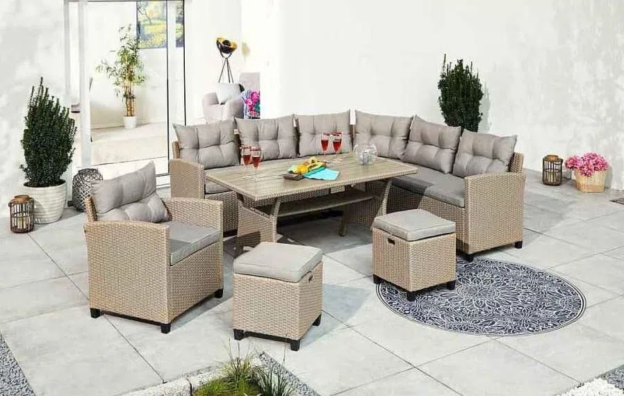 Комплект плетеной мебели AFM-373B Beige