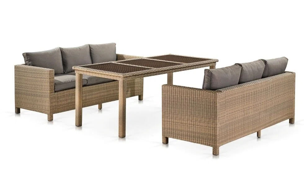 Комплект плетеной мебели T365/S65B-W65 Light Brown