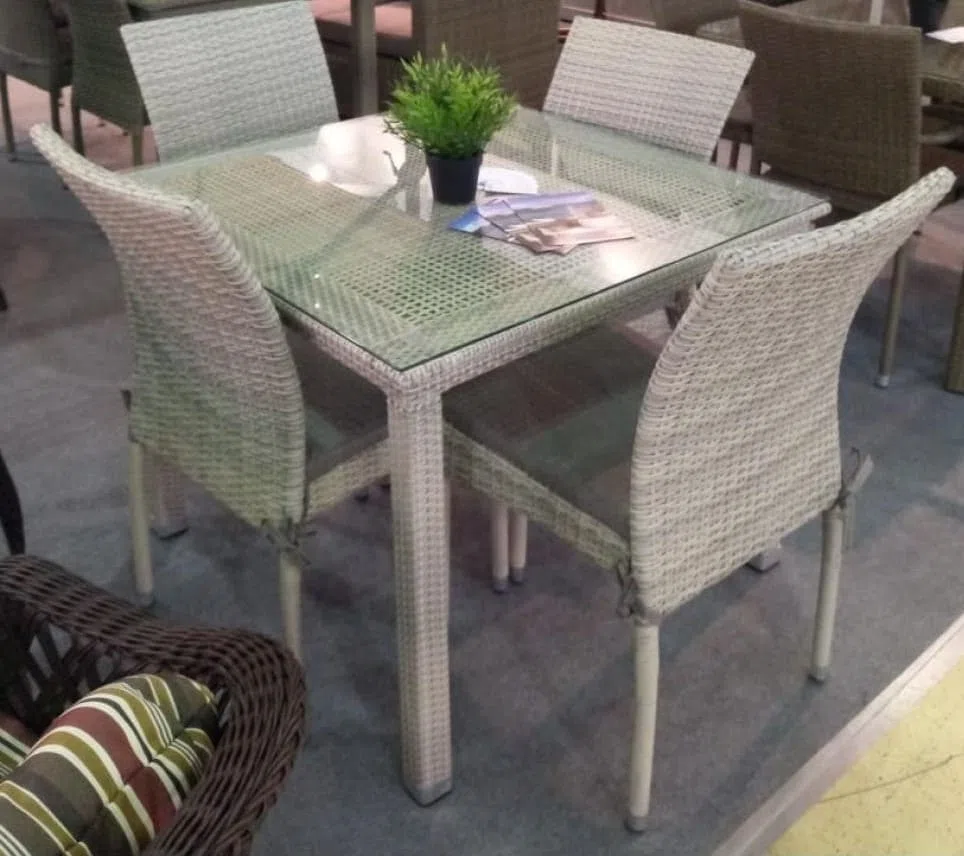 Комплект плетеной мебели T257C/Y380C-W85-90x90 Latte 4PCS